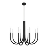Telbix Lighting Indoor Pendants Joshua LED Pendant Light 8Lt in Black or Gold Lights-For-You